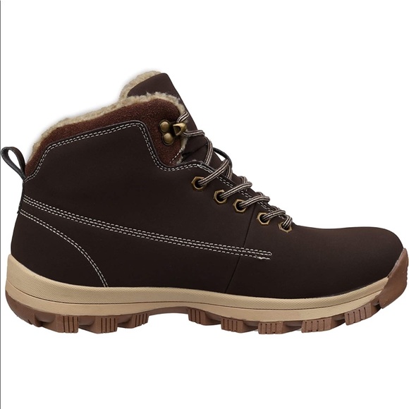 Dark Brown Nubuck Water Resistance Warm Boots main image 8